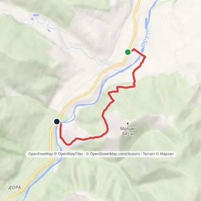 Baron's Trail: Deliatyn – Dora village
