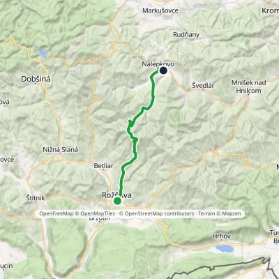 Pavol Jozef Šafárik Trail: Rožňava – Nálepkovo
