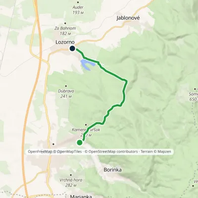 Stupava, Obora górna – Lozorno