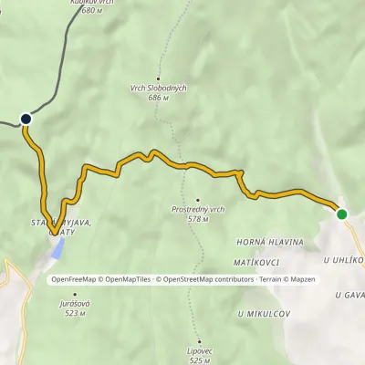 Topolecká – Krúžok, state border