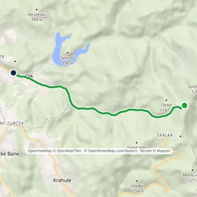 Turček – Sedlo Tunel