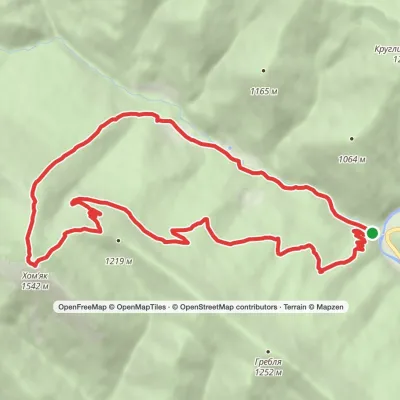 Uroczysko Żeniec – góra Chomiak – uroczysko Żeniec