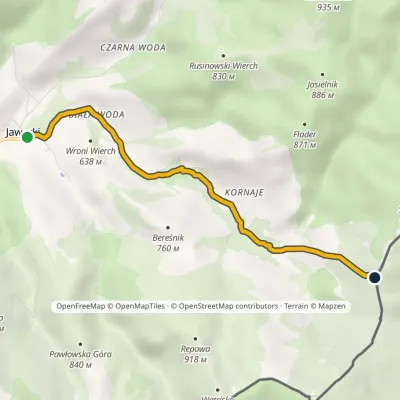 Jaworki – Rozdziela Pass