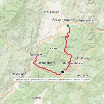 Żarnowica, stacja – Żar nad Hronem, stacja