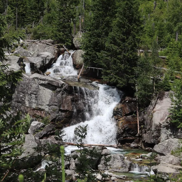 Studený potok Waterfalls and Hrebienok