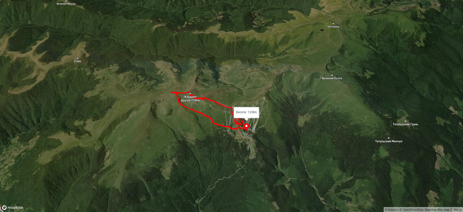 Драгобрат, через г. Близниця, оз. Ізвор до Драгобрата