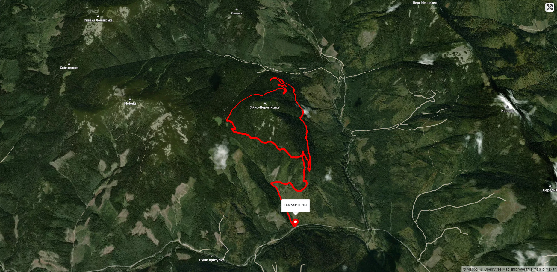 Eкостежка довкола Яйка Перегінського