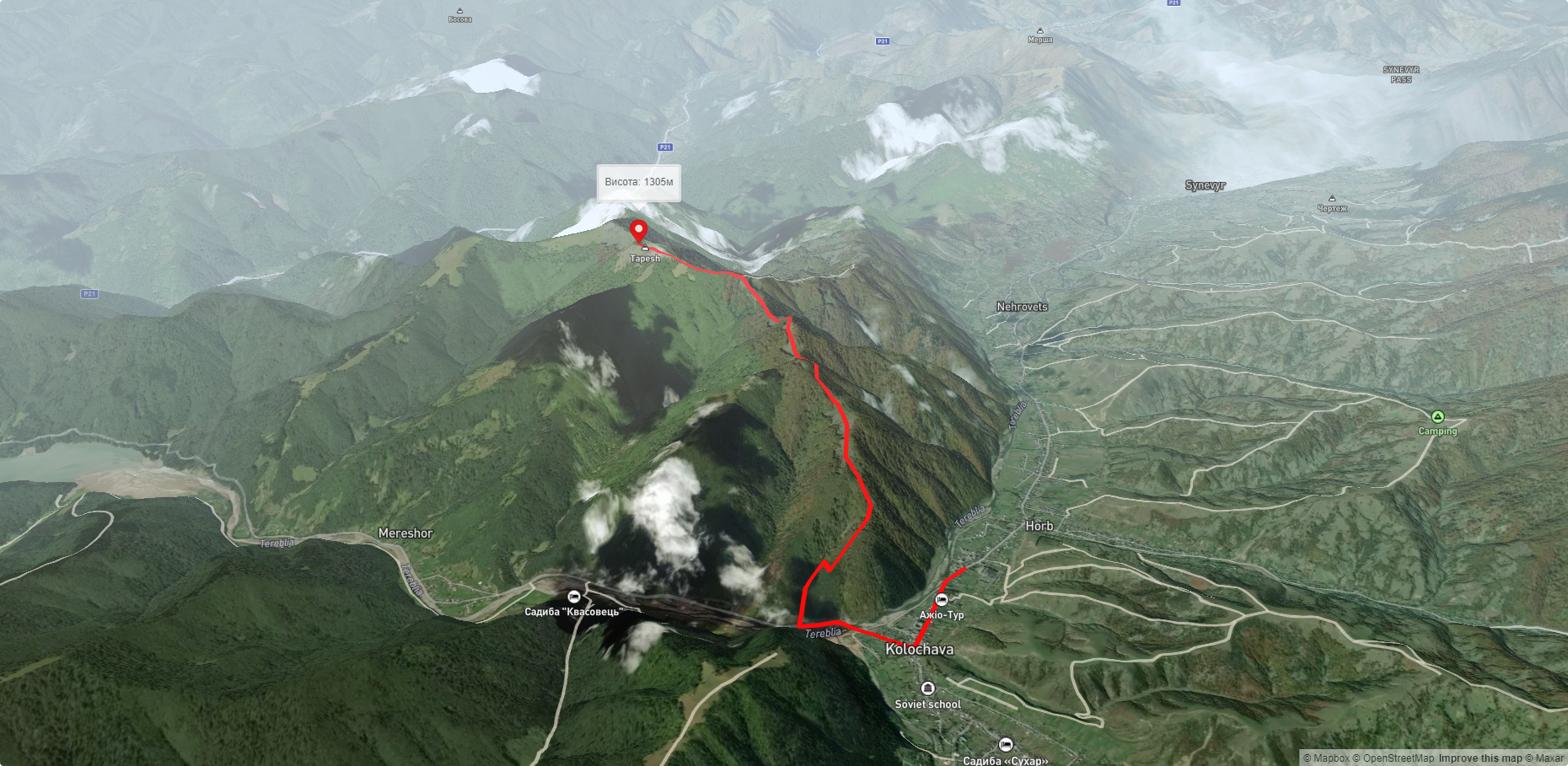 Колочава - Тапеш