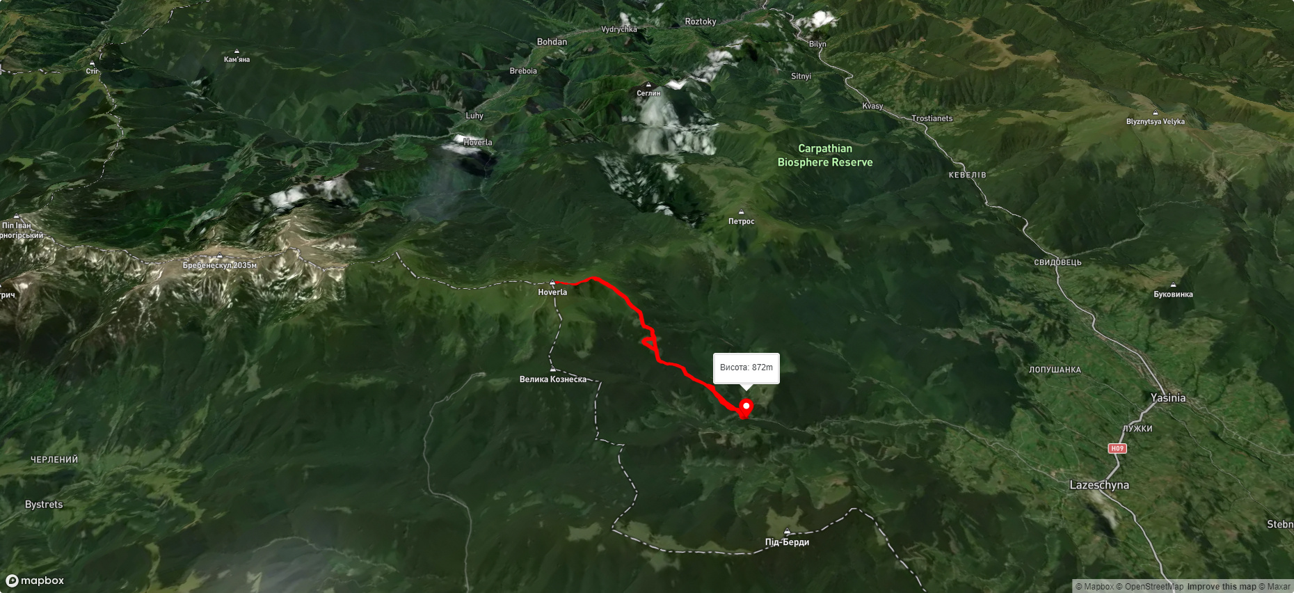 Козьмещик - г. Говерла - Козьмещик