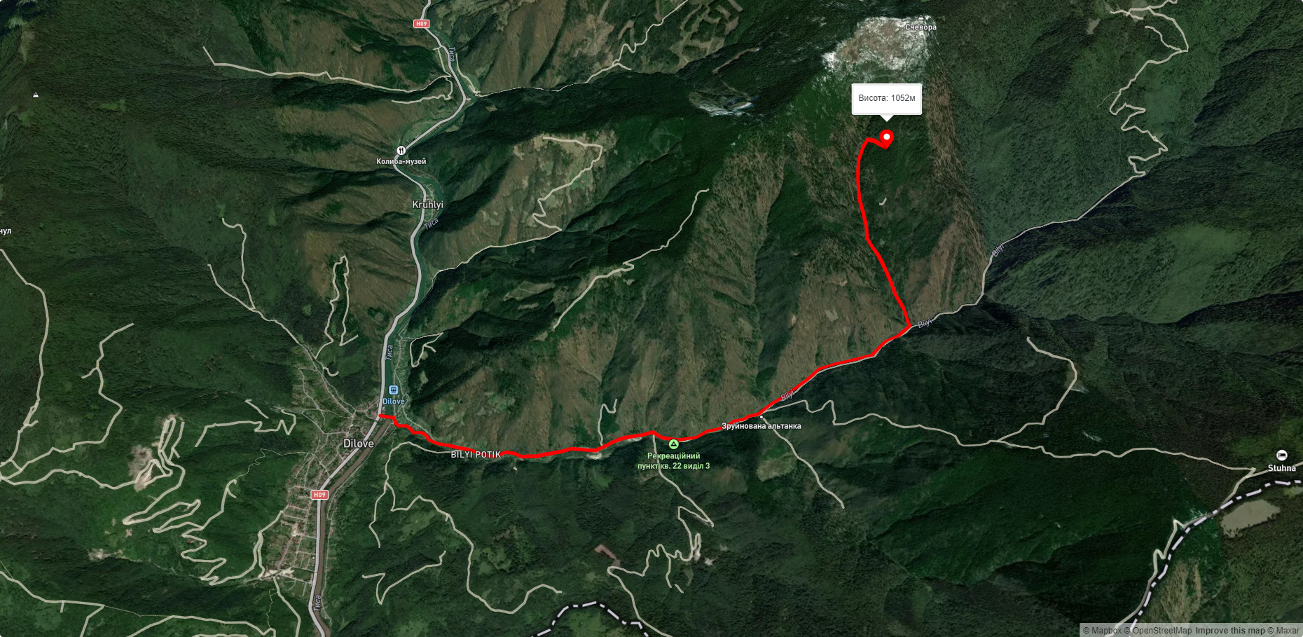 с. Ділове – Ялинський вдсп.