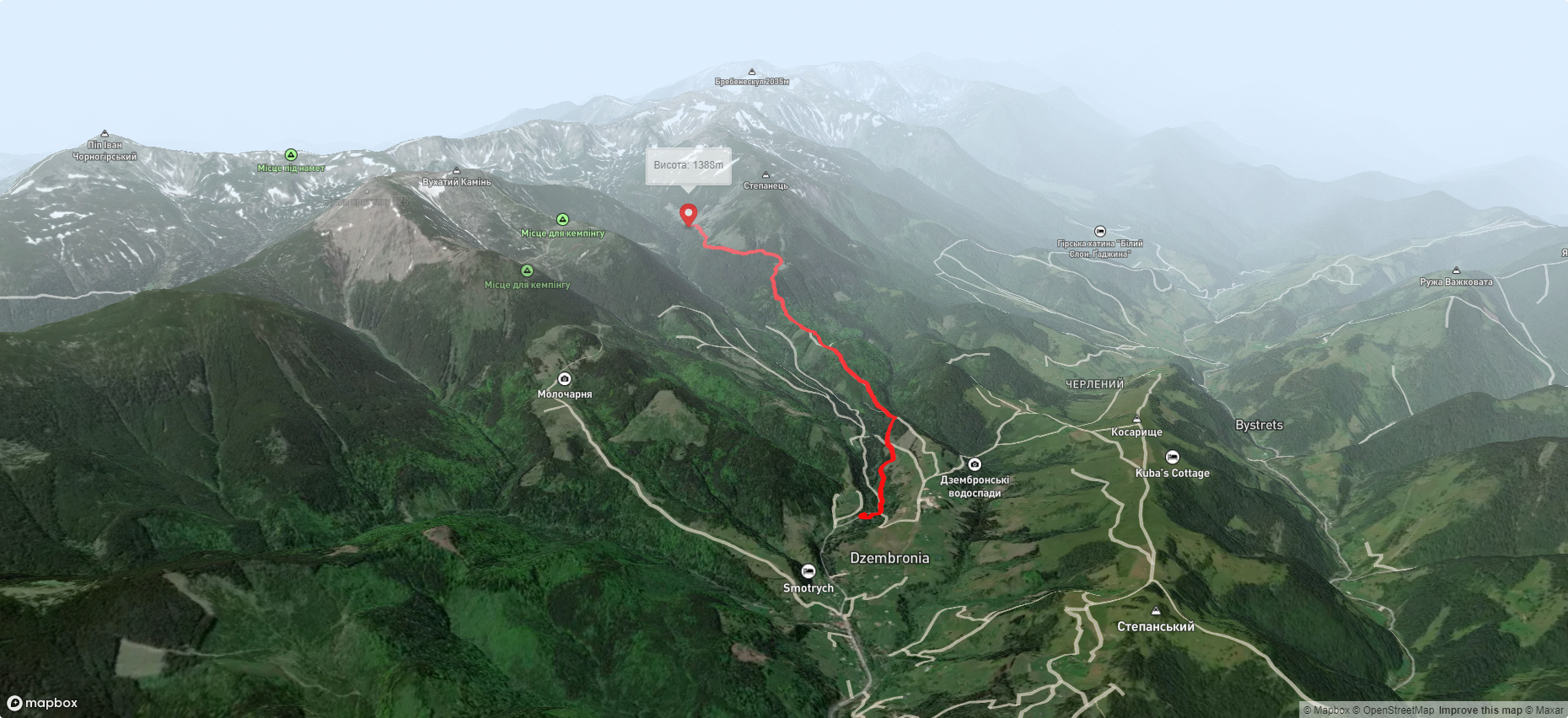 с. Дземброня – пол. Чуфрова