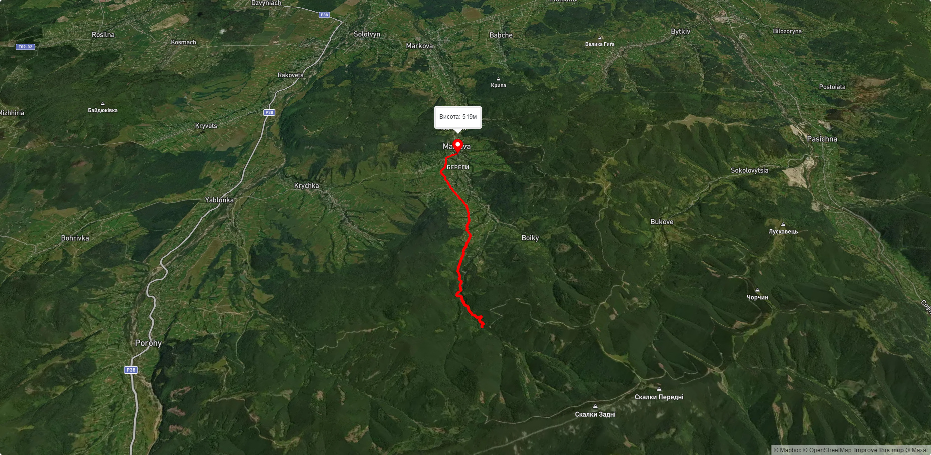 с. Манява - вдсп. Манявський