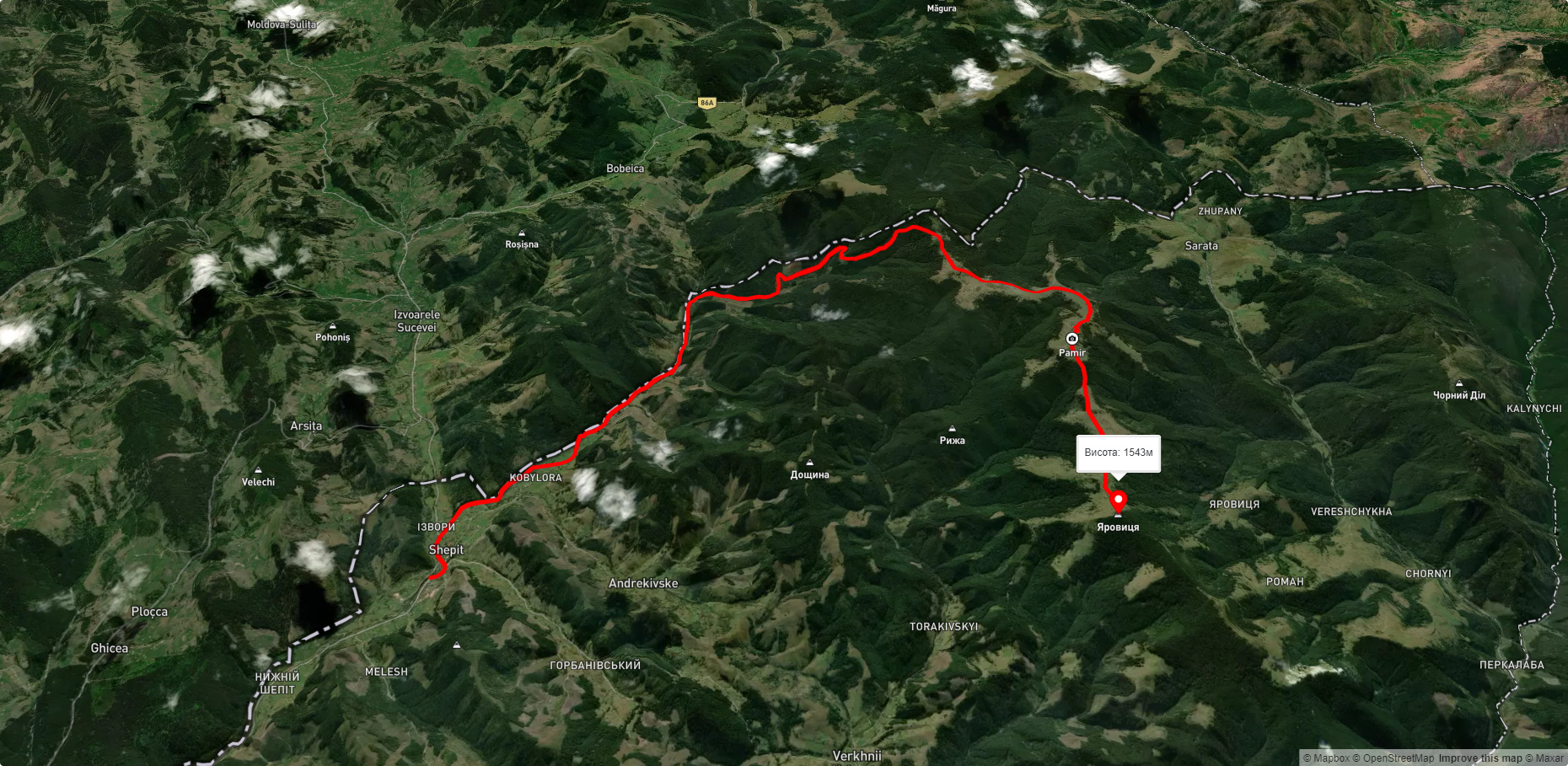 с. Шепіт – г. Яровиця