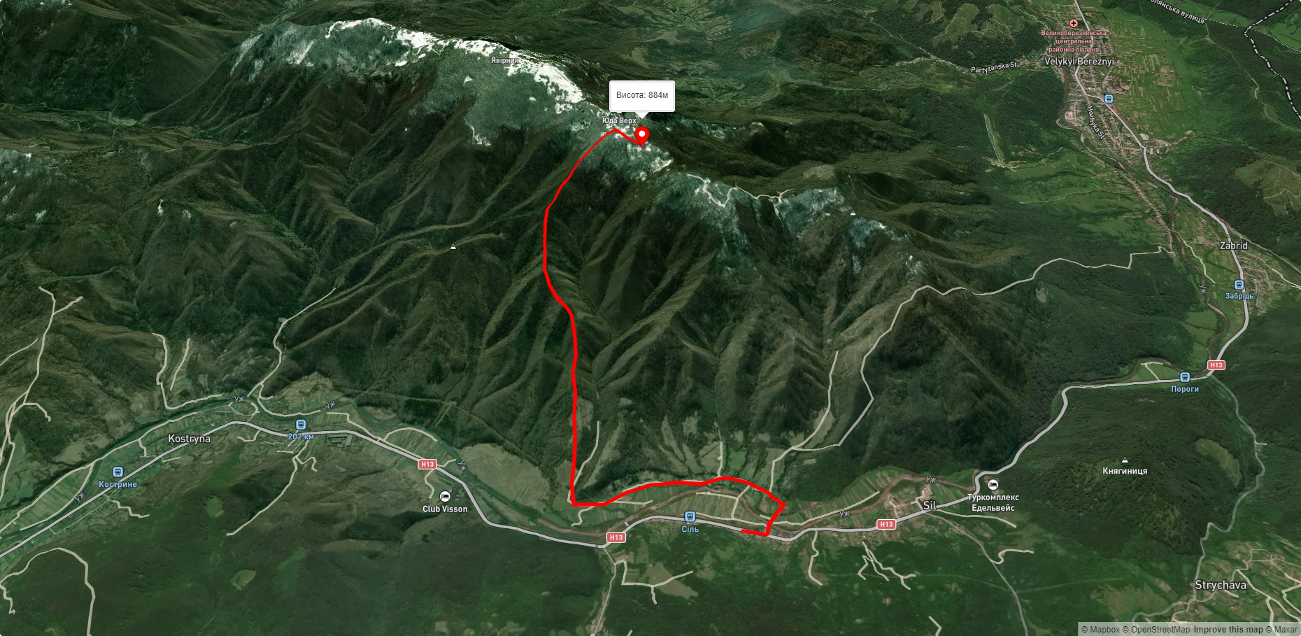 с. Сіль – г. Явірник