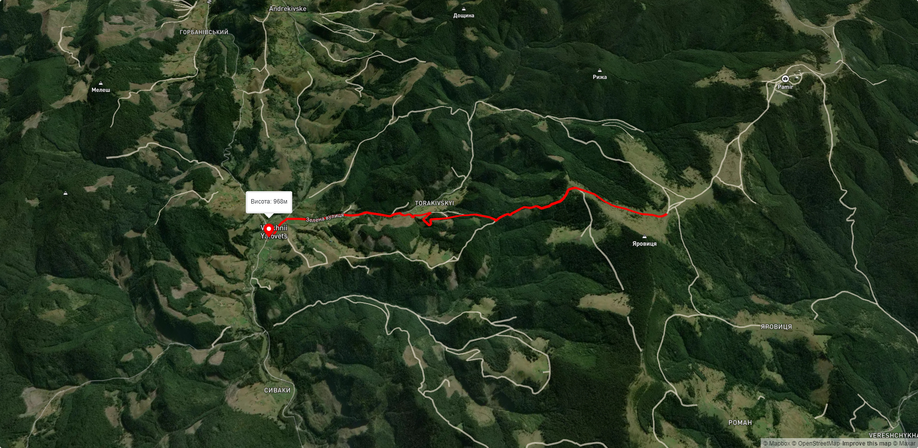 с. Верхній Яловець - г. Яровиця