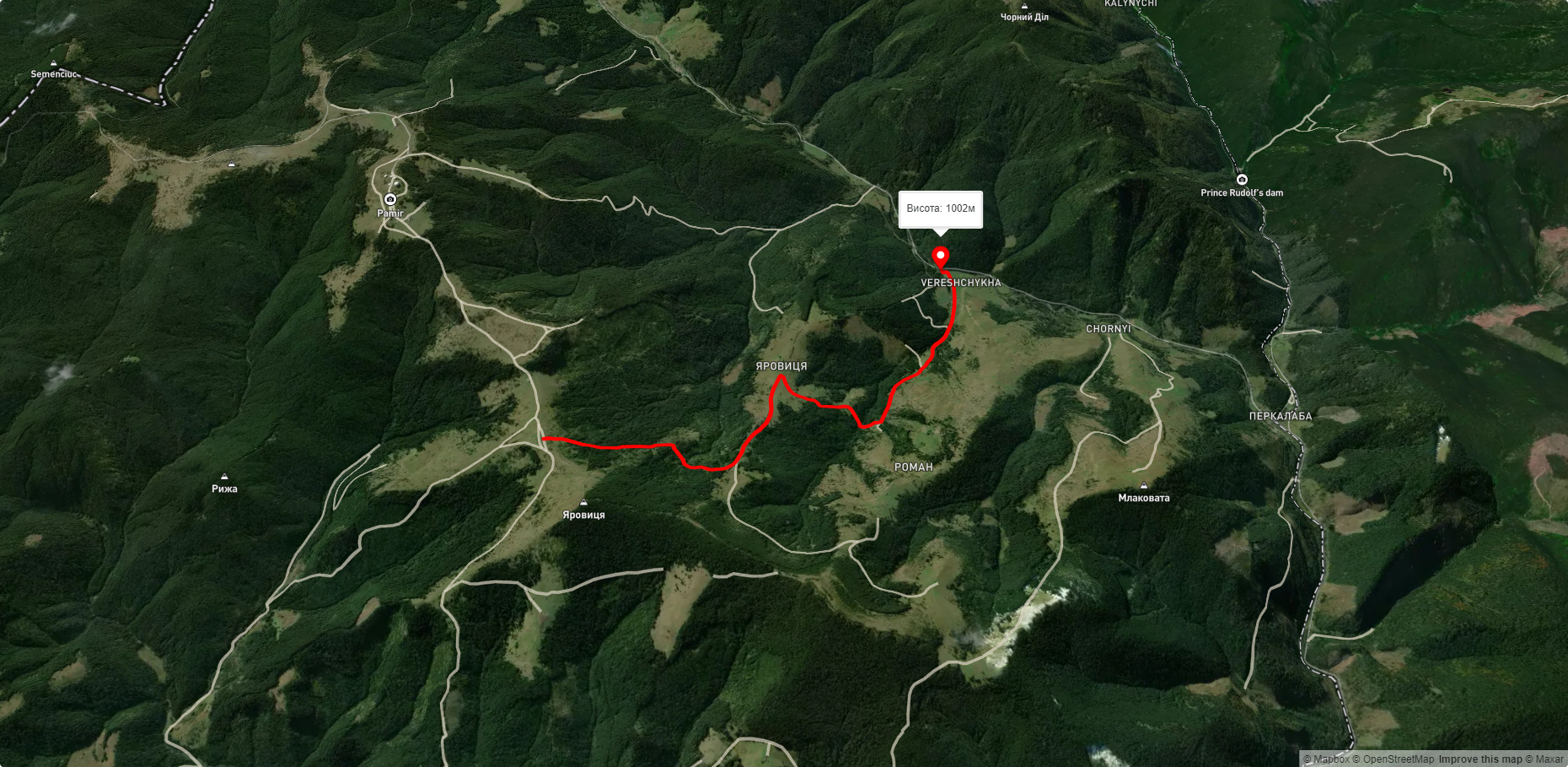 Верещиха - г. Яровиця